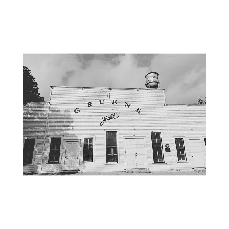 Gruene Hall Texas - Estampe numérique sur toile tendue avec châssis