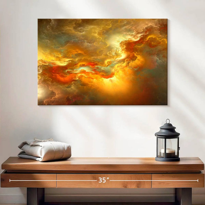 Avery Sunset Glow Abstract, H 16 po x l 24 po