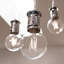 Ampoule à filament DEL blanc moyen G16.5 E26 Feit, blanc doux, équivalente à 60 watts, paquet de 2-124661376