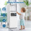 Distributeur d'eau 3-en-1 avec machine à glaçons, 33 lb / 24 h, chargement par le haut 3 ou 5 gallons, distributeur de refroidisseur d'eau pour le bureau personnel, distributeur d'eau chaude et froide, verrouillage pour enfant