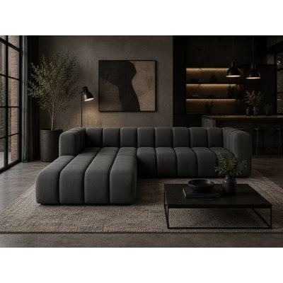 3 Seater Velvet Sectional