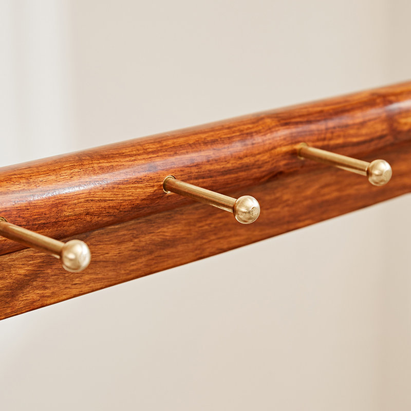 Elegant Classical Coat Rack with Storage