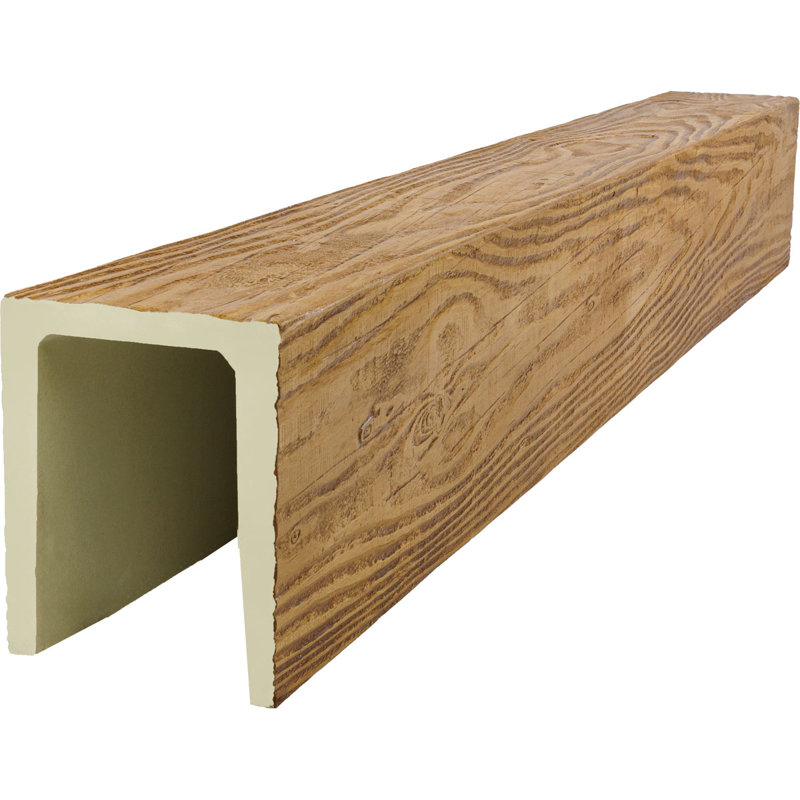 Poutre à 3 côtés (poutre en U) Mena HeritageTimber, Caramel chaud, H 3,5 po x l 3,5 po x P 96 po