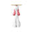 Luxury-Style Creative Poodle Resin Tray Decorative Item