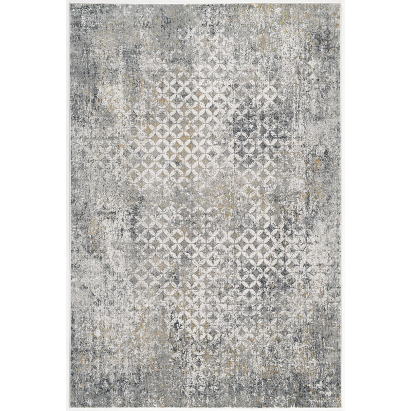 Gingerich Geometric Indoor Rug, Rectangle 7'10" x 10'10"