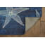 Tapis intérieur / extérieur bleu / blanc Kivett-1010931790