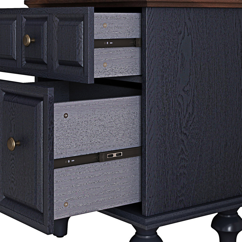 Table de chevet avec 2 tiroirs