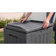 Coffre de terrasse verrouillable 32 gallons avec siège Devoko-82568061