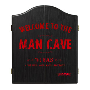 Armoire de jeu de fléchettes Man Cave