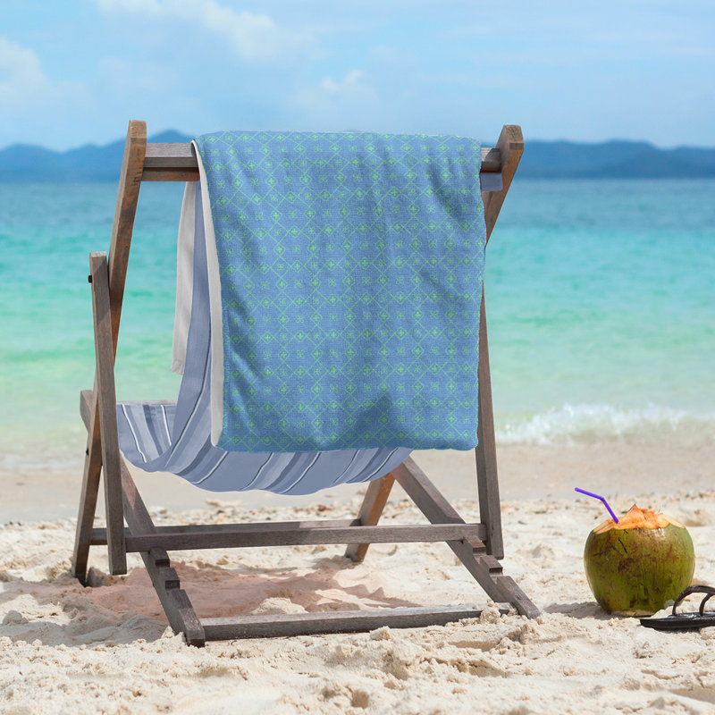 Katelyn Elizabeth Beach Towel, Blue/Green