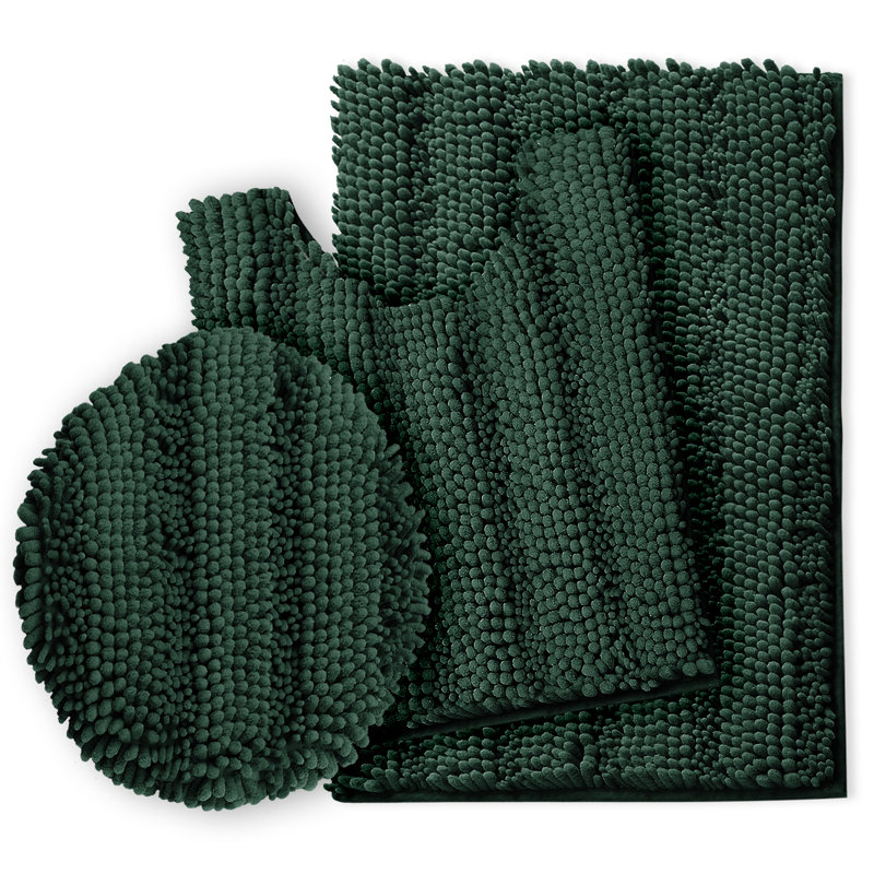 Ensemble de tapis de bain Peletier, Vert forêt