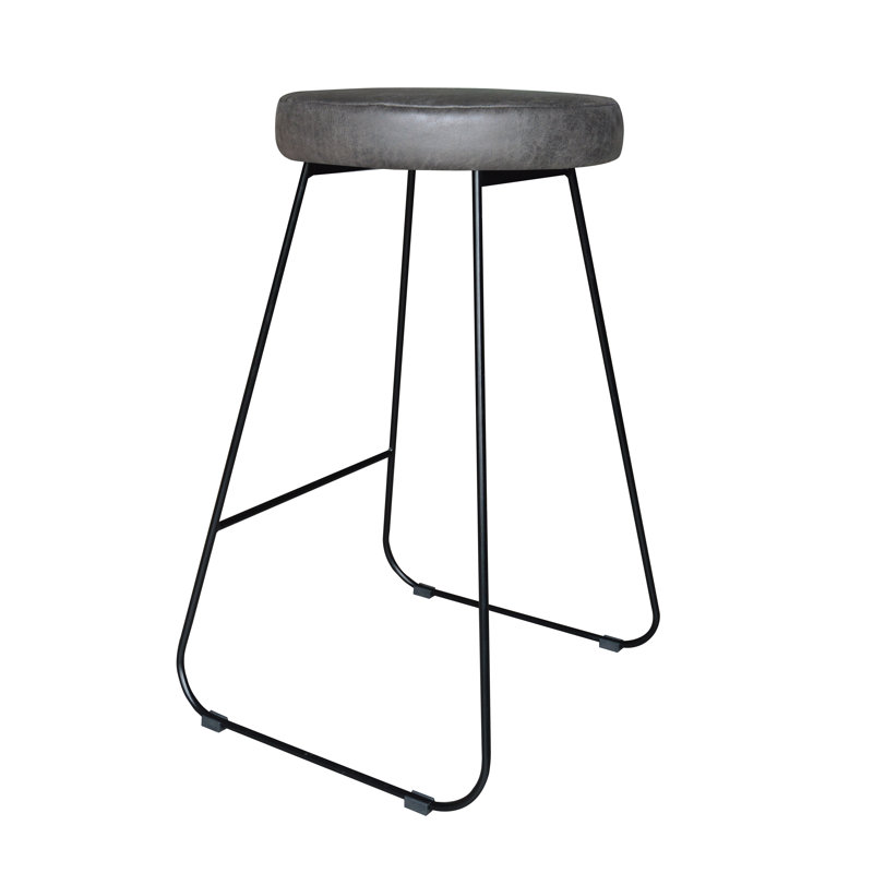 Djogo Bar Stool, Black, 74cm