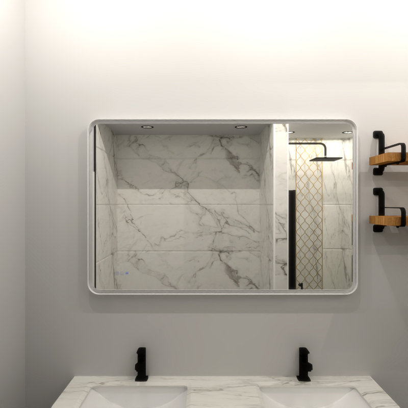 Miroir de salle de bain mural 48 x 36, 36 po x 48 po