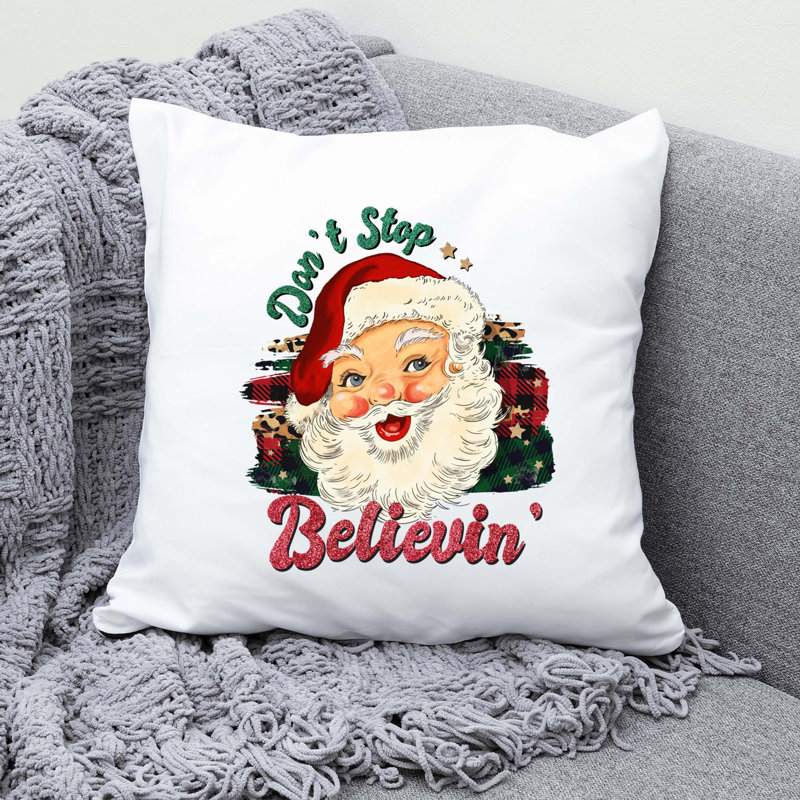 Christmas-02 Reversible Throw Pillow, 20" x 20"