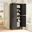 Winston Porter 74.8''Tall Metal Kitchen Garage Tool Buckhurst With 4 Doors and Adjustable Shelves-1443309029