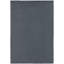 Tapis uni en polyester tissé à la machine en gris foncé-91927237