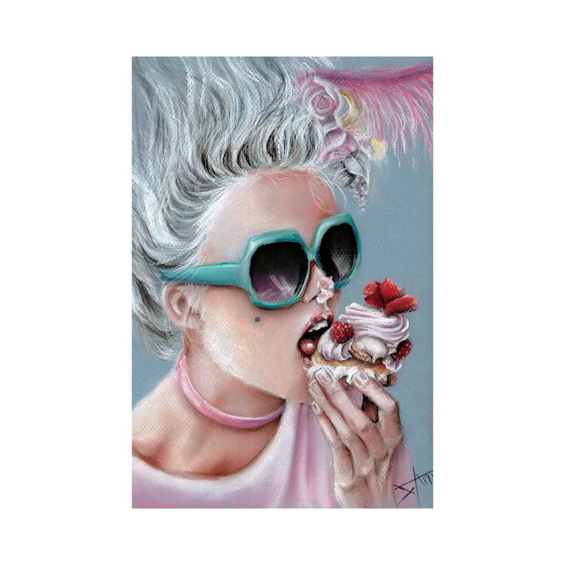 Eat Cake-NSD43, H 18 po x l 12 po x 1,5 po