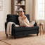 Upholstered Corduroy Armchair-1663064218