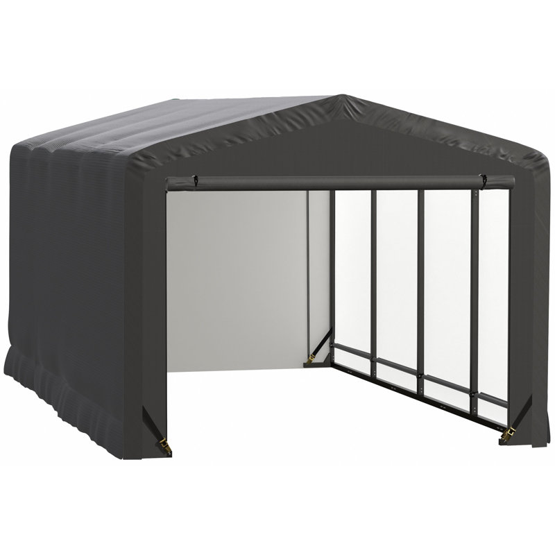 ShelterTube Wind and Snow-Load Rated Garage, Gray