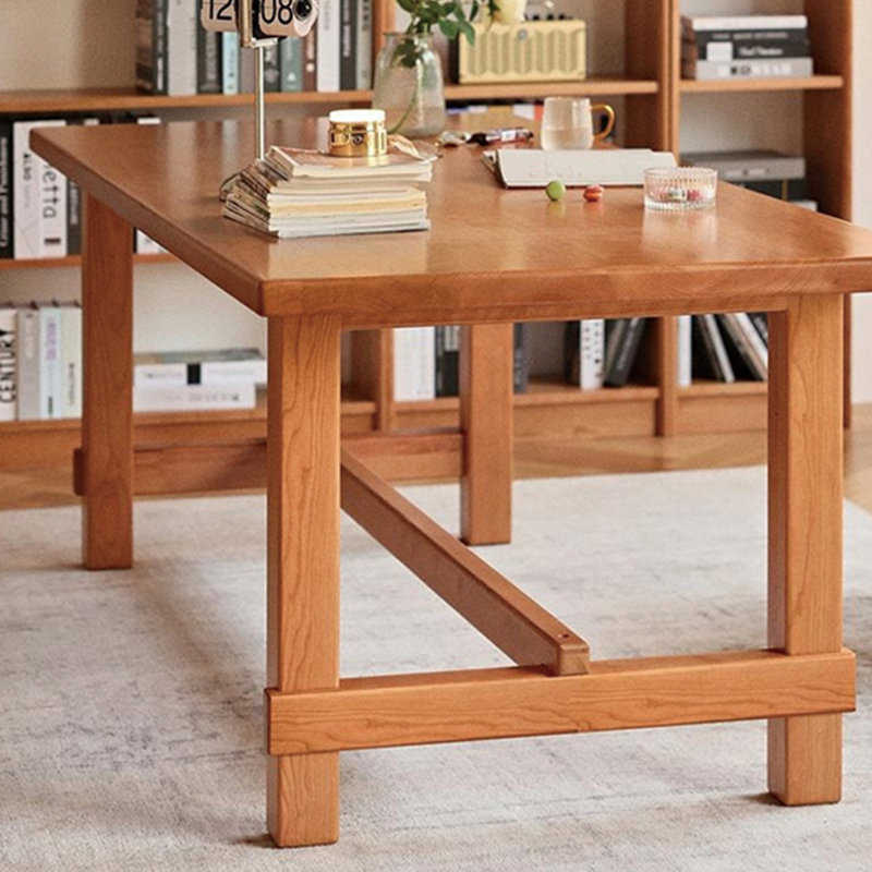 Elegant solid wood table set, 29.52"H x 62.99"L x 31.49"W