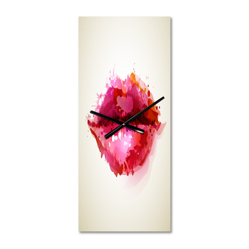 Horloge murale rouge, Petit