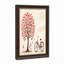 Art mural sur toile, "Red Heart Tree" et bicyclette rétro-133504957