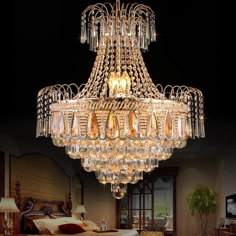 Lustre à intensité variable à 8 lumières avec chaîne de suspension Torrez Empire, H 24 po x l 20 po x P 20 po