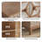 31.5-inch geometric design sideboard