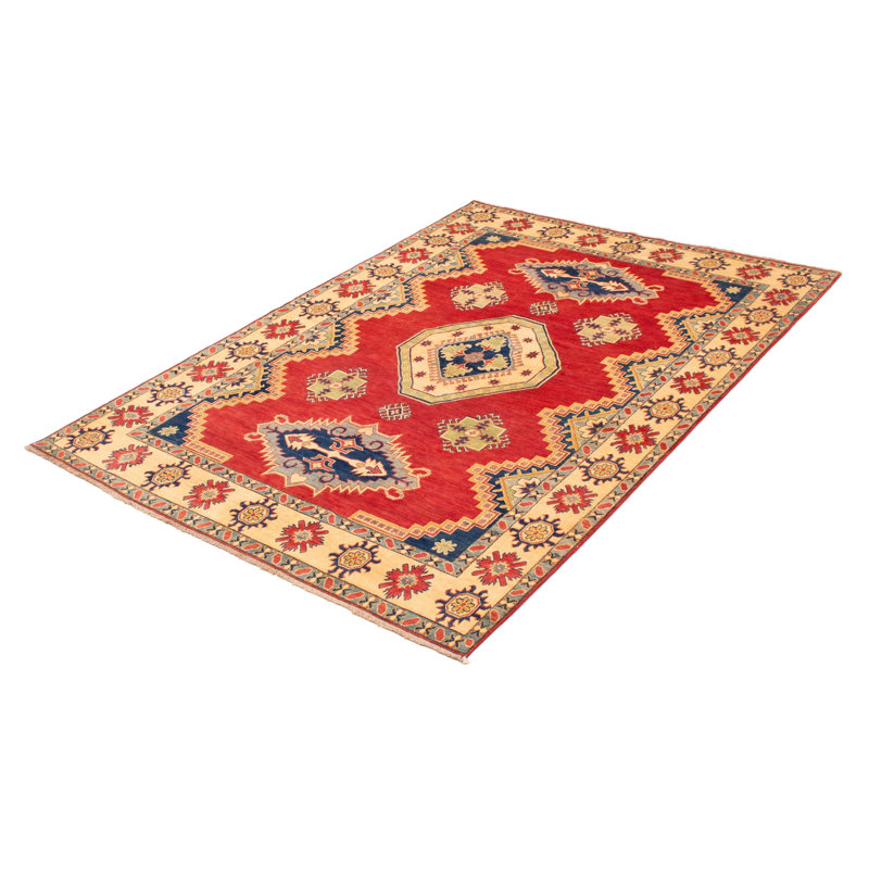 One-of-a-Kind 6'7" X 9'8" New Age Wool Area Rug in
