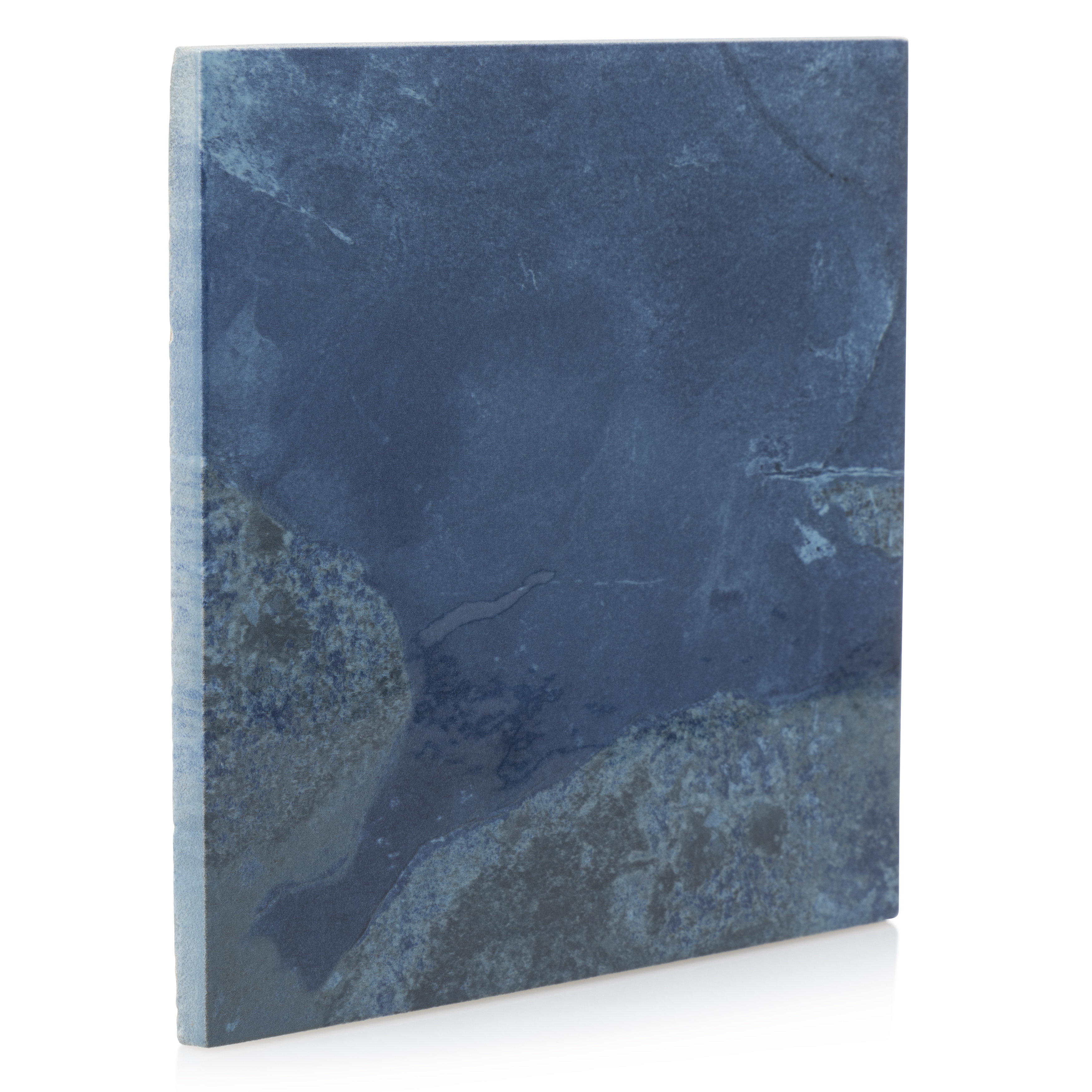 The Tile Life Oheka 6 x 6 Montauk Blue Porcelain Patterned Wall