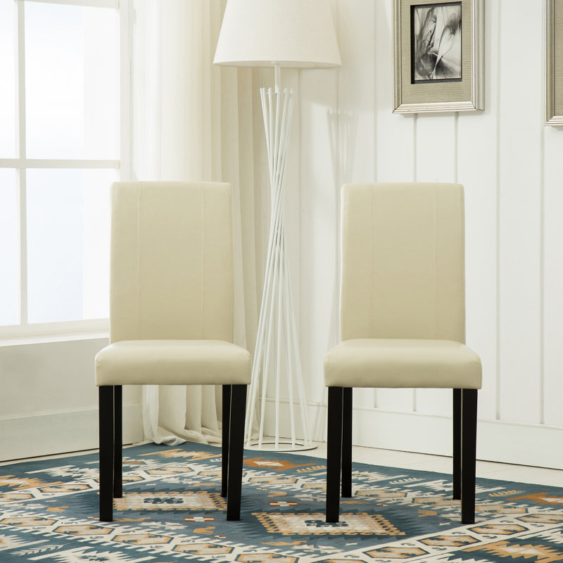 Tereza 45.5cm H Upholstered Side Chair, Cream