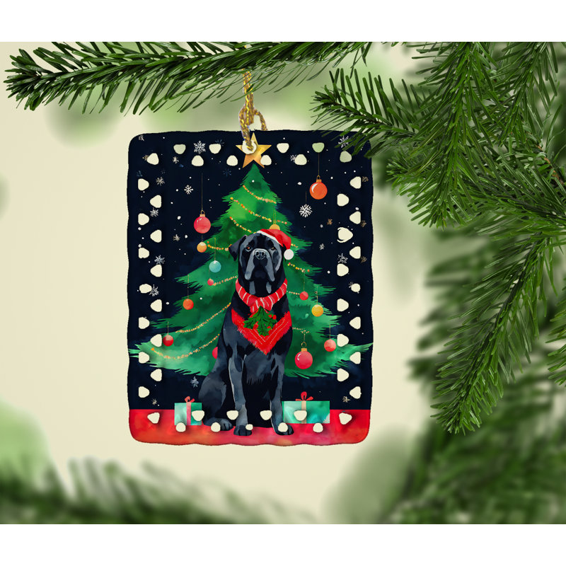 Ornement en porcelaine Cane Corso Christmas, Cane Corso 3405