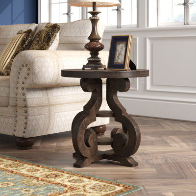 Pitcarin Solid Wood End Table