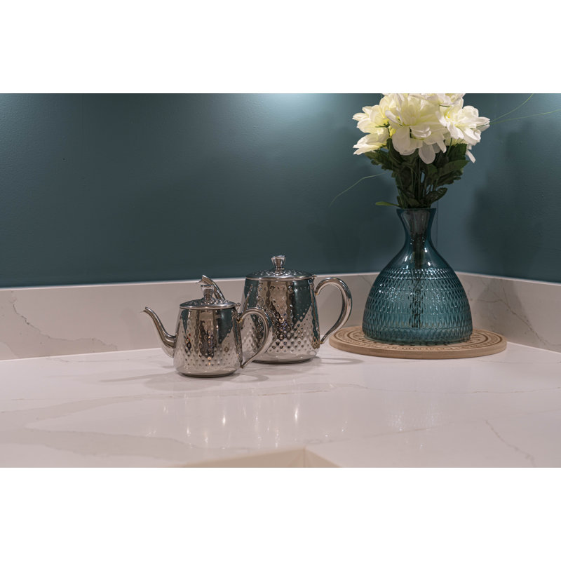 Grunwerg Café Olé Stainless Steel Dots, Silver, 0.5 L