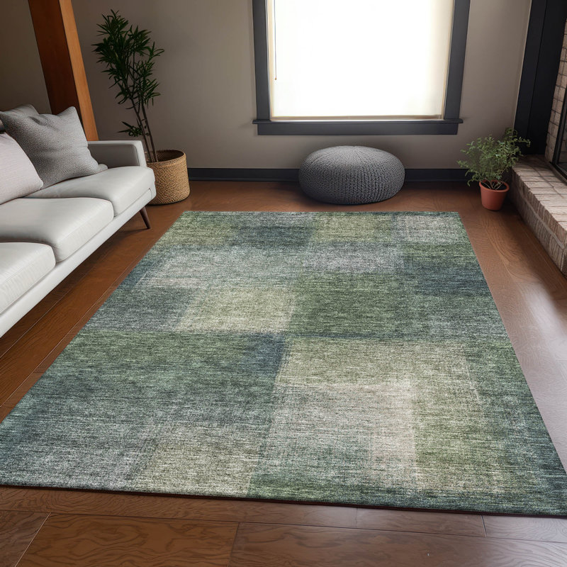 Tapis d'intérieur antidérapant Neysa Domi, Rectangle 5 pi x 7 pi 6 po