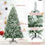 Arbre de Noël vert / blanc 6 'H