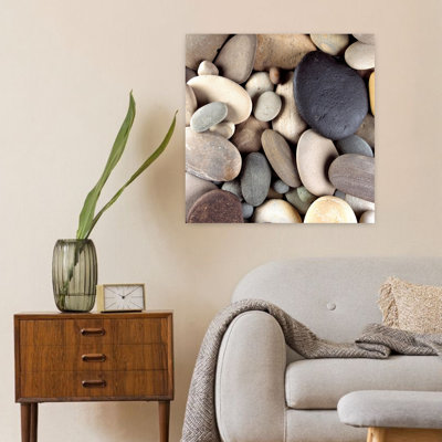 Brown Pebbles Abstract Contemporary Art