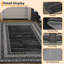 Tapis lavable à bordure moderne Tapis antidérapant pour tapis de cuisine-1062714675-1062714692