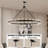 60 Inch Wagon Wheel Chandelier With Crystal Shade-271068628-287412103