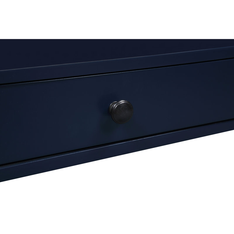 Table de chevet de rangement Midnight Blue, Navy Blue