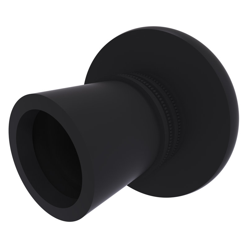 Supports de tringle de douche Goble, Noir mat