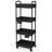 4-Tier Rolling Multi-Purpose Trolley With Drawers,Practical & Versatile Storage Trolley With Plastic Shelves & Lockable Wheels-1215702990