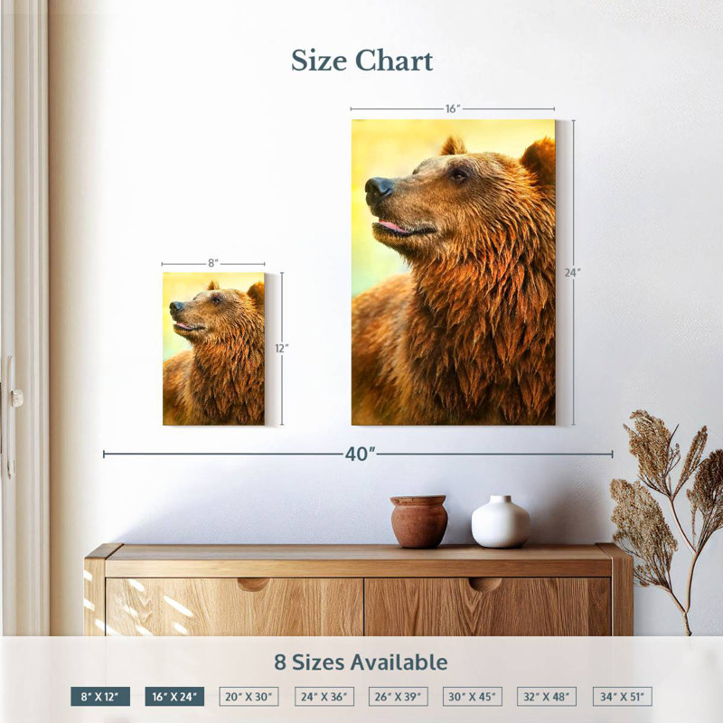 Brampt Cute Bear I, 12" H x 8" W