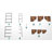 Pursel 68.5'' Tall 5 Tier Corner Bookcase-777533058
