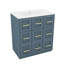 Armoire de salle de bain 30 po avec lavabo encastré et tiroirs-1311081018