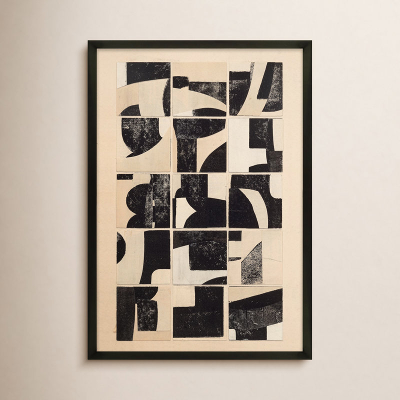 Find Your Way Print by Driftway Studio, 50" H x 35" W x 1.25" D, Black Framed