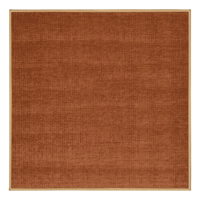 Machine Washable Solid Brown Area Rug