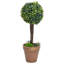 41cm Faux Eucalyptus Plant in Wood Pot