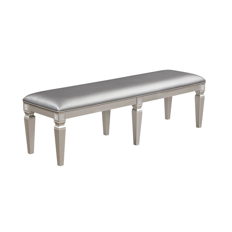 Siège long rembourré scintillant Premium Glam