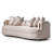 Carmela 102'' Square Arm Curved Sofa